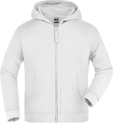 Produktbild von Hooded Jacket Junior white, Gr. S