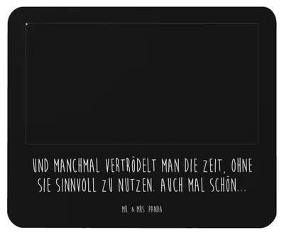 Produktbild von Mr. & Mrs. Panda Mousepad Fledermaus Sitzen - Schwarz - Geschenk, Fledermäuse, Mouse Pad, Lustige Sprüche, pc, Motivation, Entspannen, mauspad laptop, mousematte