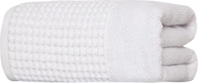 Produktbild von Handtuch, Waffeltuch, 100% Baumwolle, modern Waffle 50x100cm Weiß