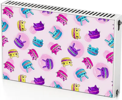 Produktbild von Kekstiere – Magnetische Heizkörperabdeckung – 90x60 cm – Magnet Heizkörperabdeckung – 3D Würfel – Heizkörperverkleidung – Magnetische Wandverkleidung – Wetterfest