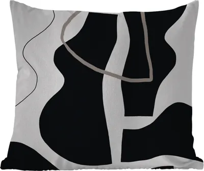 Produktbild von MuchoWow® Outdoor Kissen - Abstrakt - Minimalismus - Design - 50x50 cm - Wetterfest - Lounge Kissen - Komfortabel - Kissen mit Bild