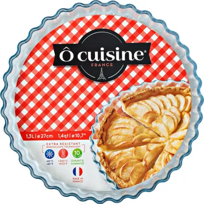Image de Arcuisine O.Cuisine plat à gâteau neutre 27 cm Borosilicate