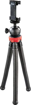 Image de HAMA Support de table pour caméra, smartphone et GoPro FlexPro 27 cm Rouge