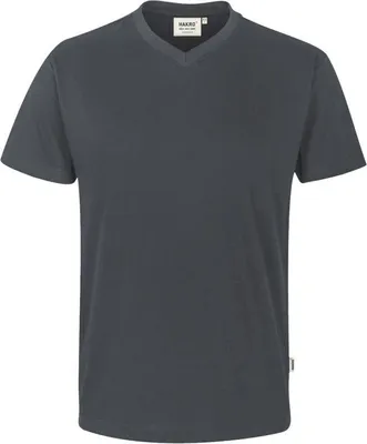 Produktbild von HAKRO V-T-Shirt Classic Herren #226 Gr. XL anthrazit