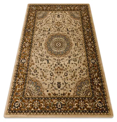 Imagen del producto de Alfombra ROYAL E0177 Marco, rosetón -  / marrón beige 200x290 cm