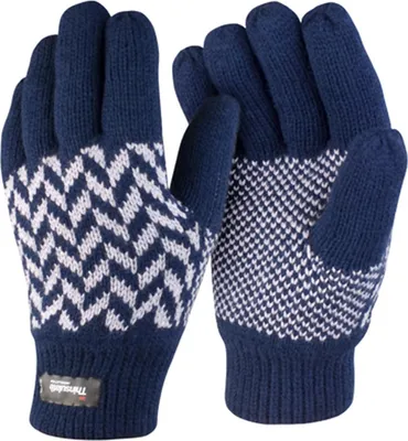 Immagine prodotto di Result Winter Essentials R365X | Pattern Thinsulate Glove / Guanti invernali - Colore: Navy/Grey - Taglia: S/M
