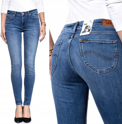 Produktbild von LEE, Damen Jeanshose, Skinny fit, SCARLETT, W24 L33, Blau, Jeans, baggyjeans, buggy