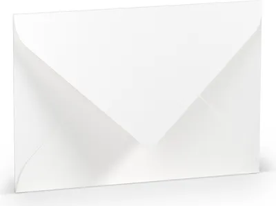 Obrázok produktu pre 50x RÖSSLER 16402009 Briefhülle Paperado B6 Seidenfutter Weiß gerippt