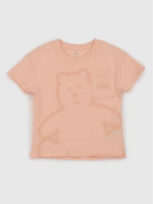 Produktbild von GAP Kinder-T-Shirt mit Tasche, Größe 5 Jahre
