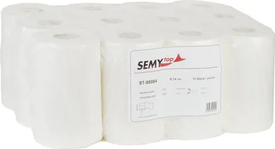 Produktbild von Semy Handtuchrolle Innenabwicklung 20cm 2 lagig 12 Rollen (ST-88084)