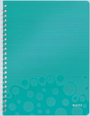Produktbild von Leitz 46380051, Muster, Blau, A4, 80 Blätter, 80 g/m², Softcover