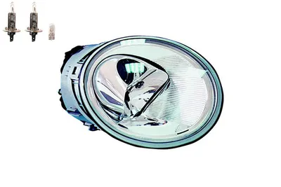 Produktbild von Scheinwerfer passend für VW New Beetle 1C 9C 1Y 98-05 Rech. Leuchtmittel 1C0941030J 1C0941030D 1C0941030 Johns