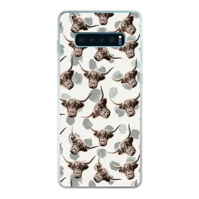 Produktbild von MuchoWow® Handyhülle Schutzhülle Hülle für Samsung Galaxy S10 Lite Kuh - Schottischer Highlander - Tiere Silikon Softcase Handy Hülle - Schutz