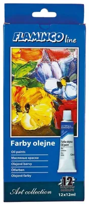 Immagine prodotto di Colori ad olio in tubetto 12 colori 12ml