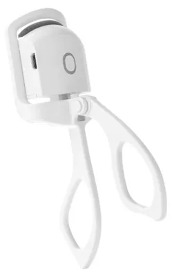 Image de INF Recourbe-cils chauffant électrique rechargeable — Pad silicone anti-brûlure, 2 réglages de température Blanc
