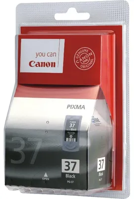 Produktbild von Canon PG-37BK Tinte Schwarz, Schwarz, Tinte auf Pigmentbasis, 1 Stück(e)