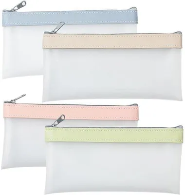 Zdjęcie produktu dla Miękkie etui z TPU, 19,5 x 9,5 cm, przezroczyste, z zamkiem błyskawicznym