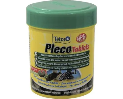 Productafbeelding van Tetra Pleco Tabletten, voeding voor vliegvissen, 275 tabletten.