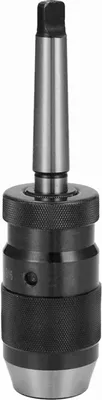 Image de Geevorks Mandrin de perçage à serrage automatique avec poignée Mandrin sans clé à changement rapide MT-B16 1-16mm Plage de serrage B16 MT2 Autoserrage pour mandrin de perçage de tour