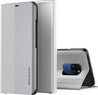 Obrázek produktu pro Huawei Mate 20 Case, LaimTop LeatherPolyuretanMagnetic Flip Stand Case pro Huawei Mate 20 White