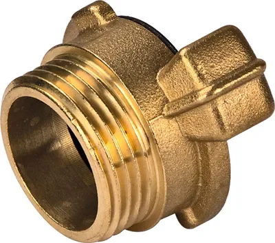 Produktbild von Messing Gewindestück 1 Zoll AG 33,3mm mit GK-Kupplung