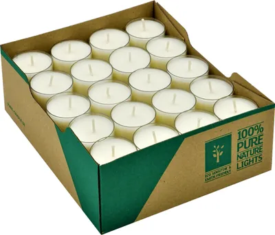 Produktbild von Nature Light 7h, Teelicht aus Rapsöl