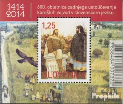 Produktbild von Briefmarken Slowenien 2014 Mi Block72 (kompl.Ausg.) postfrisch Inthronisierungszeremonie