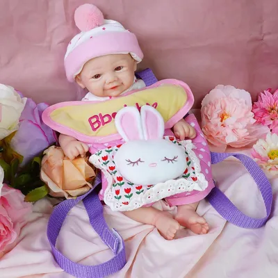Image de Poupée réaliste pour bébé, en silicone, de 30 cm, avec vêtements et biberon, pour enfants