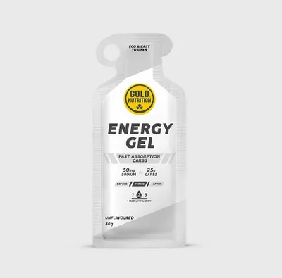 Image de Gold Nutrition Vitamines et compléments alimentaires Gel énergétique | Énergie rapide et durable, neutre