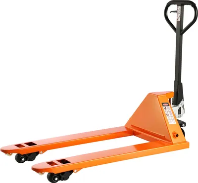 Produktbild von SucceBuy Palettenwagen mit 3 Tonnen Tragkraft, Handhubwagen mit 1220 x 685 mm Gabeln, Gabelhubhöhe von 8,5–18 cm, geeignet für Fabriken, Lagerhallen, Supermärkte und LKW-Beladung
