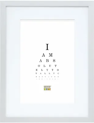 Obrázek produktu pro Deknudt S66KD1 Rámeček na obrázky Stříbrná barva Bílý paspartout 29,7x42 cm