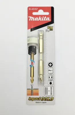 Zdjęcie produktu dla Makita BIT – końcówka krzyżakowa Impact Gold Torosion PH1 – 90 mm, 1 sztuka B-45157