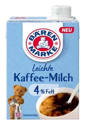 Produktbild von Bärenmarke leichte Kaffee Milch 4% 340 g