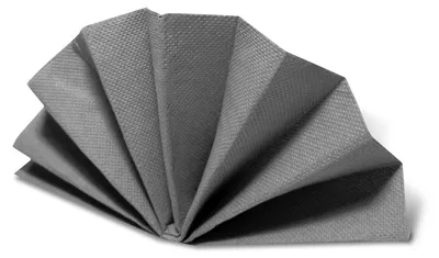 Produktbild von 500x Servietten DekoStar 38 x 38 cm grau