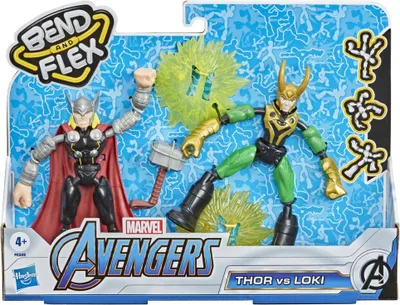 Image de Avengers Figère Bend et Flex 2-Pack