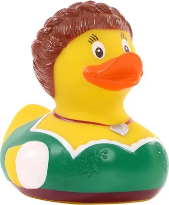 Produktbild von Dirndl Bayerin – Quietscheente - Badeente - ca. 8 cm gross