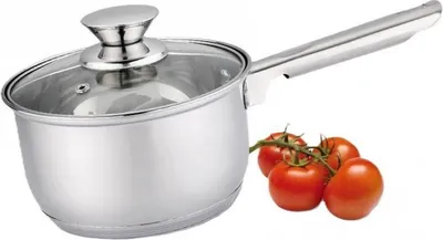 Obrázek produktu pro Zapékací hrnec s poklicí Rosberg R51210L16K, 2 litry, 16 cm, odměrka, nerezová ocel, stříbrná