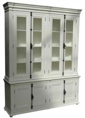 Produktbild von Casa Padrino Shabby Chic Landhaus Stil Schrank Buffetschrank 190cm ModF9 - Schrank Esszimmer