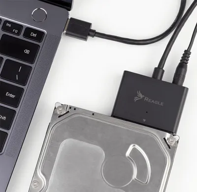 Zdjęcie produktu dla Adapter USB 3.1 SATA 3,5" 2,5" HDD SSD Zasilanie