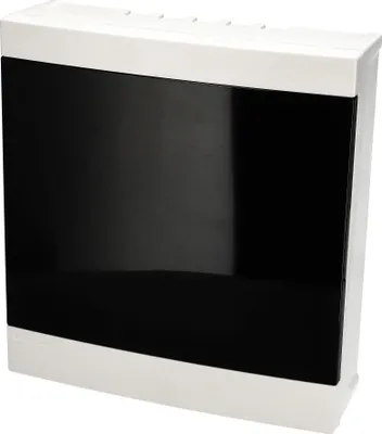 Produktbild von Aufputz Verteilerkasten 24-Module (2x12) rauchweiß EDO777848 EDO Technic