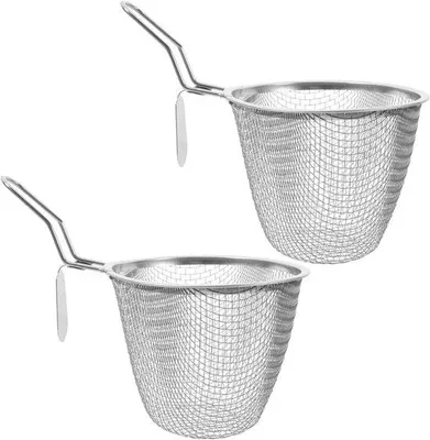 Produktbild von Pastaabzieher aus Edelstahl 2 Stück für Kochen und Servieren mit heißen Pottwender