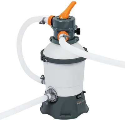 Obrázok produktu pre Bestway 58515, Pieskový filter, Čierna, Oranžová, Biela, 2000 L, 1100 L, 16000 L, 6-cestný ventil
