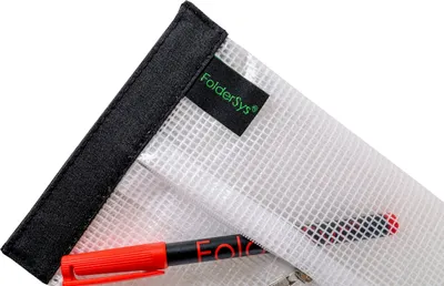 Produktbild von SnapBag A6 schwarz/transparent Packung mit 10 Stück