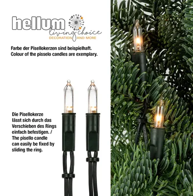 Immagine prodotto di LED luci fiabesche colorate 35 candele decorazione festa interna illuminazione terrazza balcone IP20