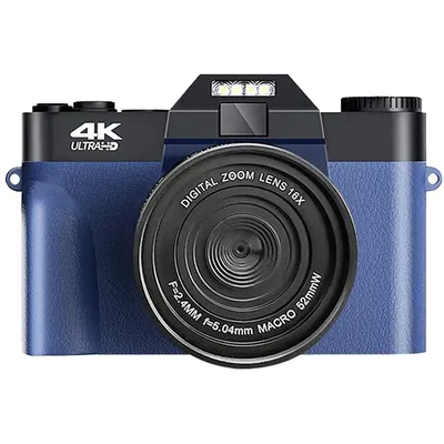 Produktbild von Kameras, DSLRs, Micro SLRs Eintrag 4K, HD, Retro,Blau
