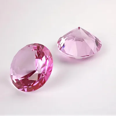 Produktbild von Glasdiamant Brillantschliff | 3/4/5/6 cm 3 cm Rosa