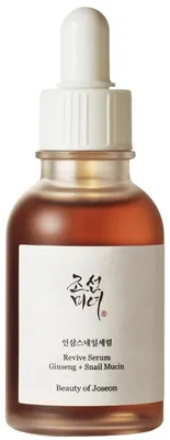 Image de Sérum revitalisant Beauty of Joseon : Ginseng + Mucine d'escargot 60 ml - sérum raffermissant
