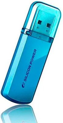 Obrázek produktu pro Silicon Power 8GB Helios 101, 8 GB, USB Typ-A, 2.0, Čepice, 10 g, Modrá
