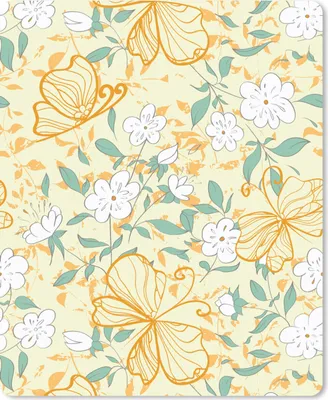 Produktbild von MuchoWow® Mauspad Mousepad Blumen - Sommer - Muster 19x23 cm - Mousepads - Maus Mat - Pad - Mausunterlage - Mauspads - Spielen