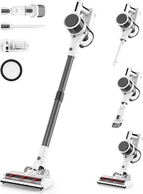 Obrázok produktu pre Akumulátorový vysávač Teendow P11Pro so sacím výkonom 126 000 Pa, 30 minútami prevádzky, ľahkou konštrukciou, objemom 450 ml a tichou prevádzkou